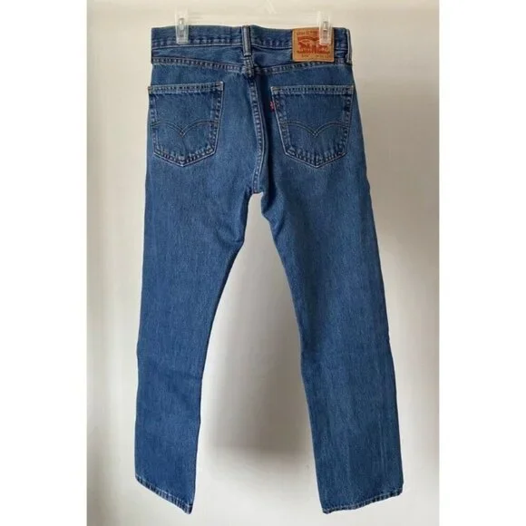 Levi's 505 Regular Fit Jeans Men's 38 X 29 - Picture 2 of 7